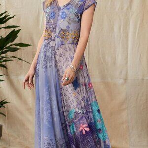 Johnny Was Allegra Mesh Dress NWT - Size XL